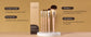 Brush Master Professional Face Makeup & Foundation Brush Set 5Pcs, Premium Base Brush Kit For Face, Foundation Brush Blush Brush Blurring Angled Liner Crease Brush