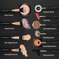 10 Pcs Premium Synthetic Makeup Brush Set