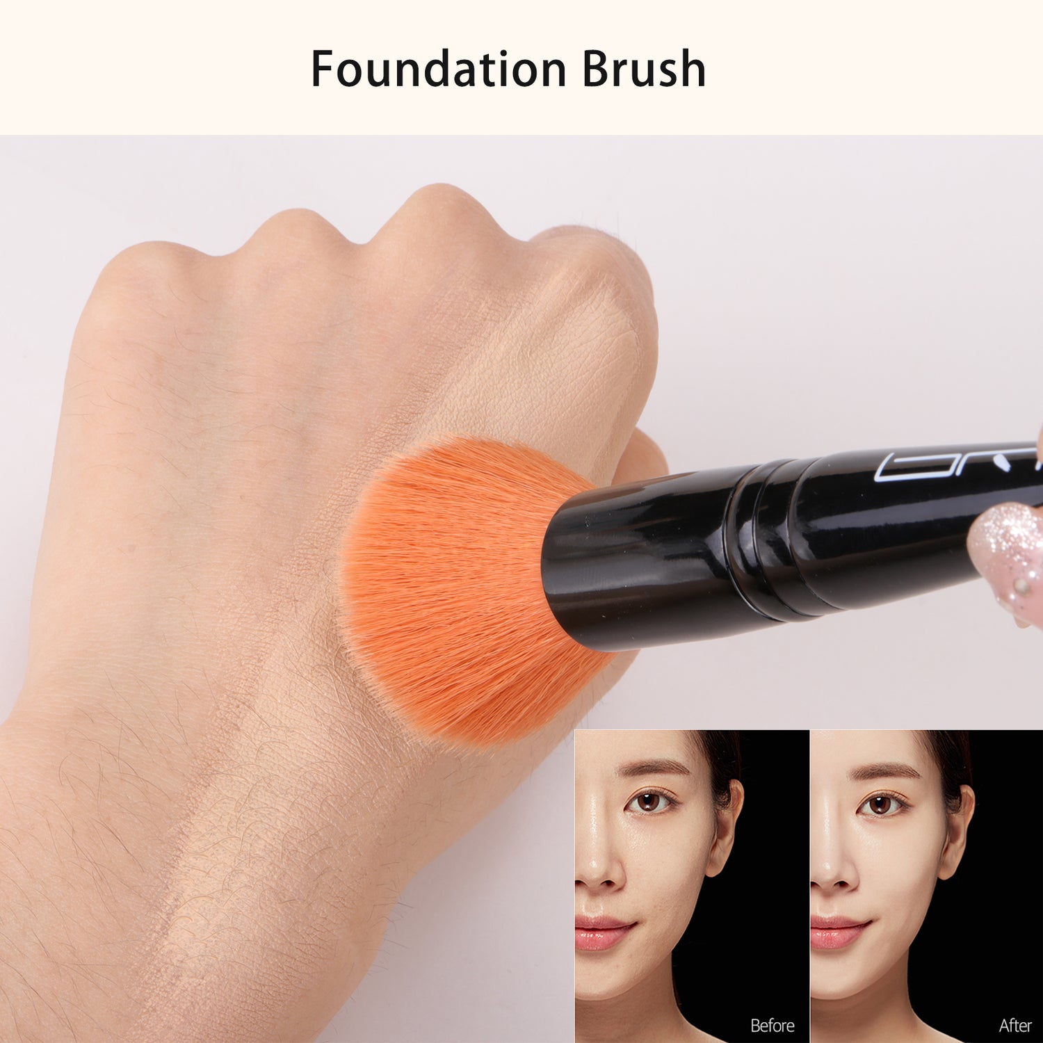 BM Brush Master Travel Makeup Brushes Set w/Pouch, 5PCS Double Ended  Portable Mini Cosmetic Brushes Kit for Foundation, Eyeshadow, Lip, Blush  Make Up